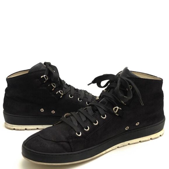 Dior Homme Shoes Sneakers Shoes High Cut Men Men's Suede Leather Genuine - Picture 3 of 8